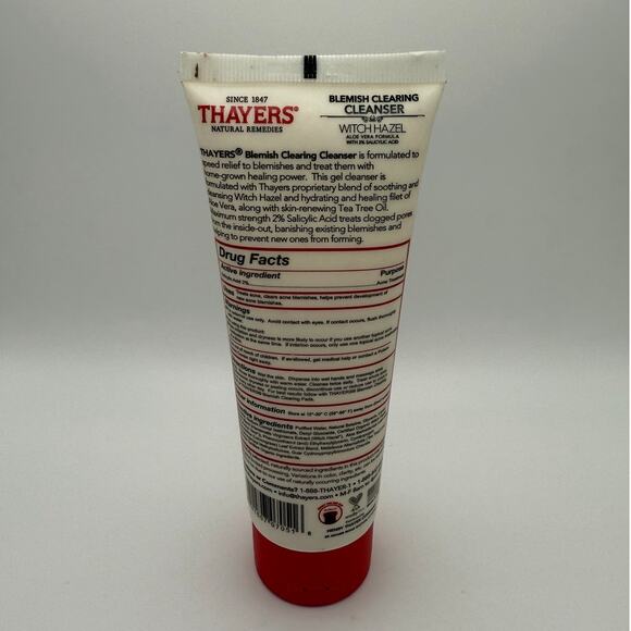 Thayers Witch Hazel Blemish Clearing Cleanser 4Oz - Picture 4 of 4